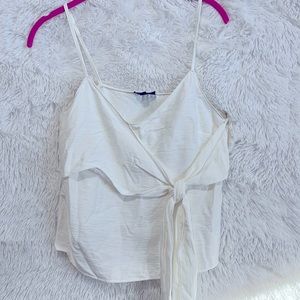 Cream topshop women’s top spaghetti’s straps size 4